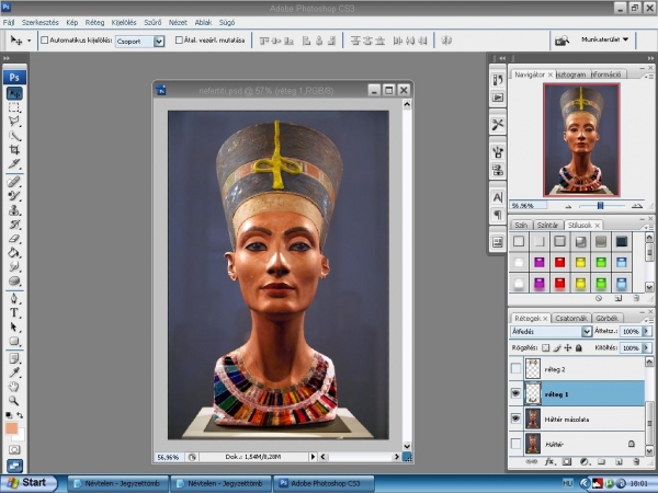 Creation of Nefertiti: Step 3